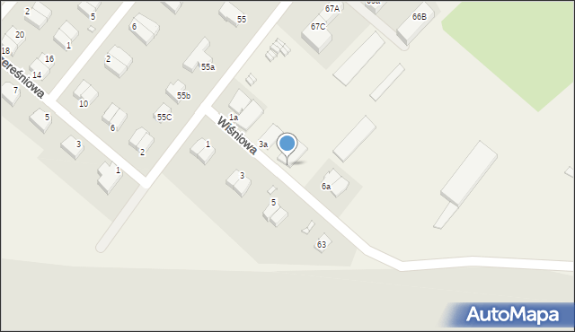 Gotartów, Wiśniowa, 4a, mapa Gotartów