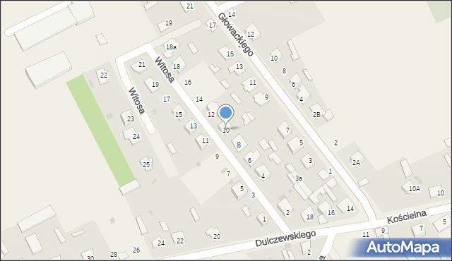 Goworowo, Witosa Wincentego, 10, mapa Goworowo