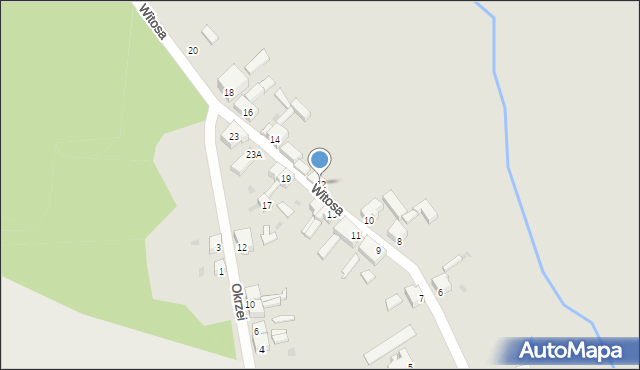 Gozdnica, Witosa Wincentego, 12, mapa Gozdnica