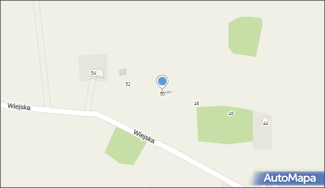 Grabówko, Wiejska, 50, mapa Grabówko