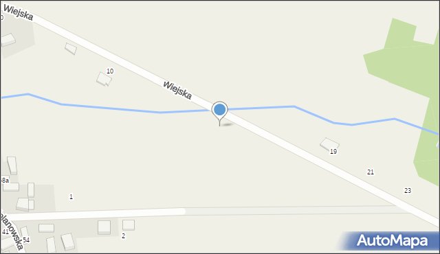Granowiec, Wiejska, 14, mapa Granowiec