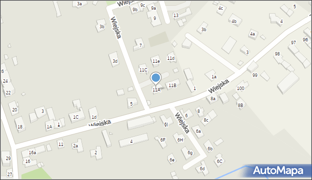 Grodków, Wiejska, 11A, mapa Grodków
