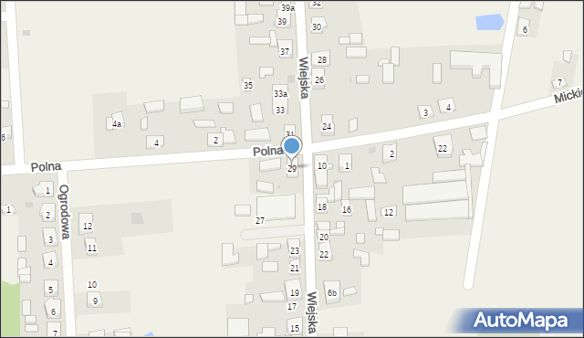 Grodziec, Wiejska, 29, mapa Grodziec