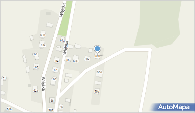 Grodziec, Wiejska, 60b, mapa Grodziec