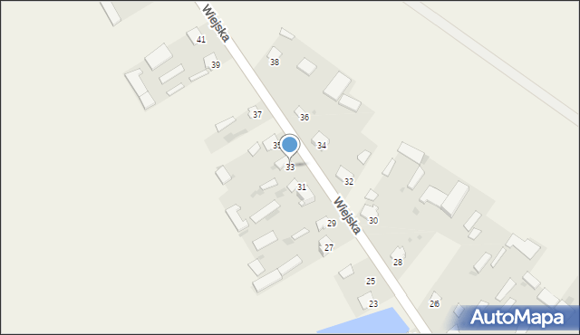 Grodzisk, Wiejska, 33, mapa Grodzisk