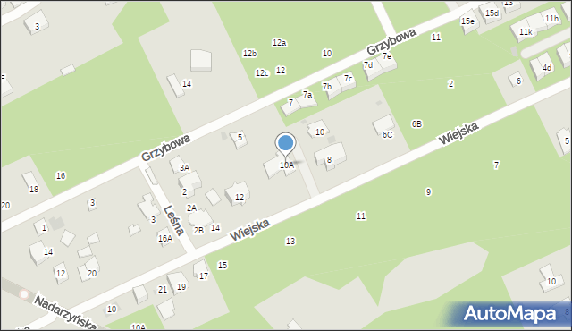 Grodzisk Mazowiecki, Wiejska, 10A, mapa Grodzisk Mazowiecki