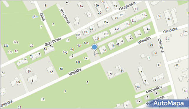 Grodzisk Mazowiecki, Wiejska, 6aa, mapa Grodzisk Mazowiecki