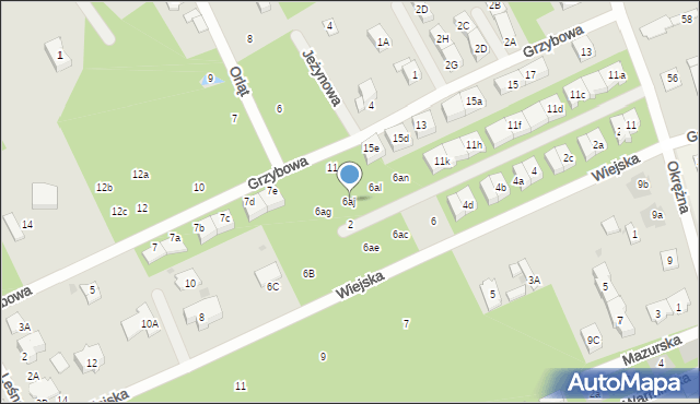 Grodzisk Mazowiecki, Wiejska, 6aj, mapa Grodzisk Mazowiecki