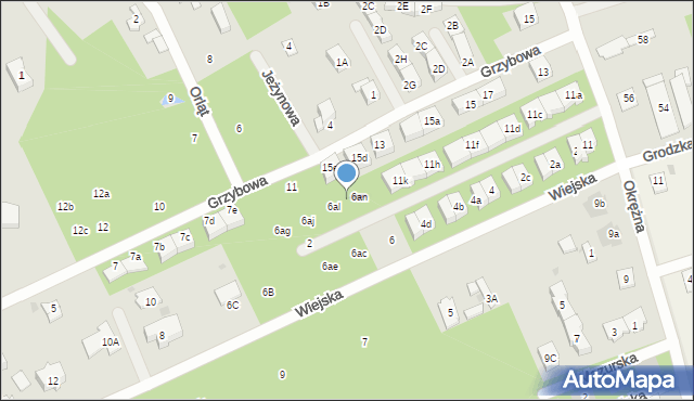 Grodzisk Mazowiecki, Wiejska, 6am, mapa Grodzisk Mazowiecki
