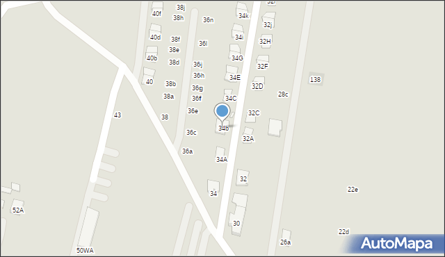 Grodzisk Wielkopolski, Winna, 34b, mapa Grodzisk Wielkopolski