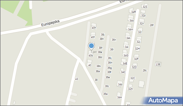 Grodzisk Wielkopolski, Winna, 40c, mapa Grodzisk Wielkopolski