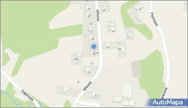 Gromnik, Witosa Wincentego, 15, mapa Gromnik