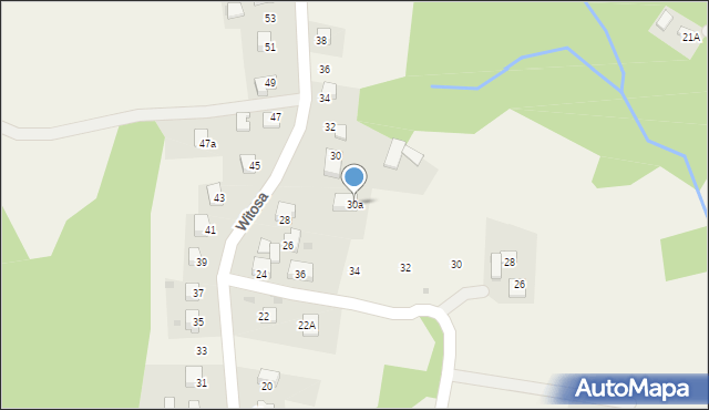 Gromnik, Witosa Wincentego, 30a, mapa Gromnik