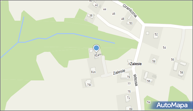 Gromnik, Witosa Wincentego, 81A, mapa Gromnik