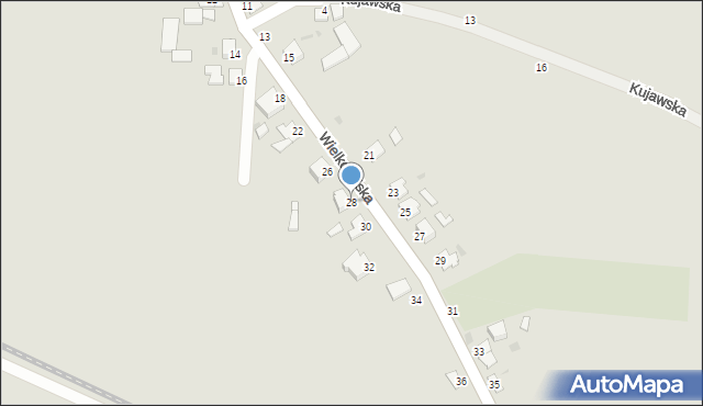 Inowrocław, Wielkopolska, 28, mapa Inowrocławia