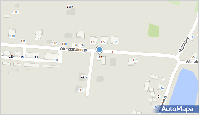 Inowrocław, Wierzbińskiego Macieja, 115, mapa Inowrocławia