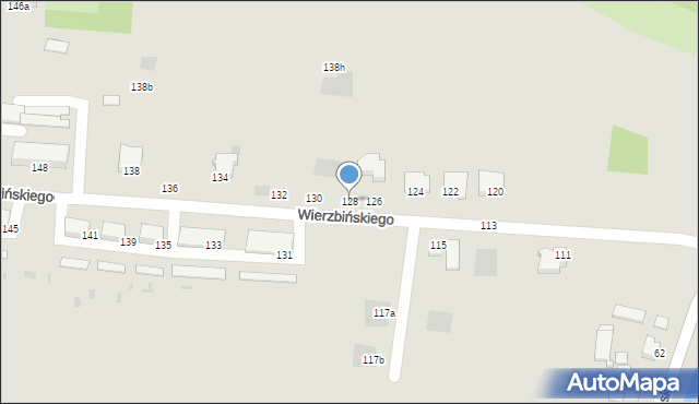 Inowrocław, Wierzbińskiego Macieja, 128, mapa Inowrocławia