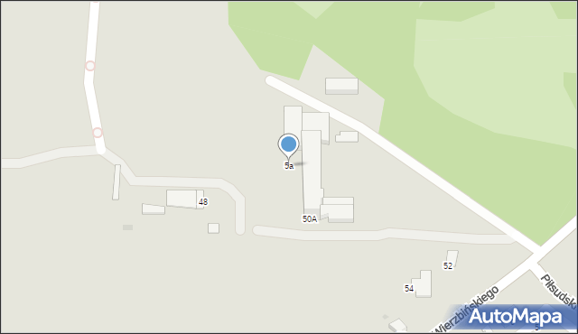 Inowrocław, Wierzbińskiego Macieja, 5a, mapa Inowrocławia