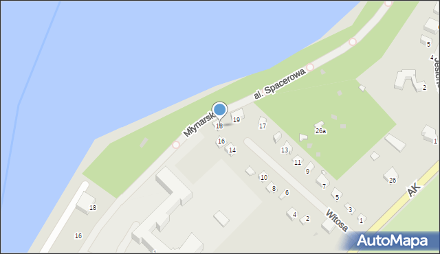 Ińsko, Witosa Wincentego, 18, mapa Ińsko