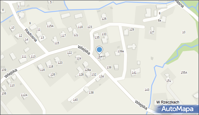 Inwałd, Wiejska, 137, mapa Inwałd