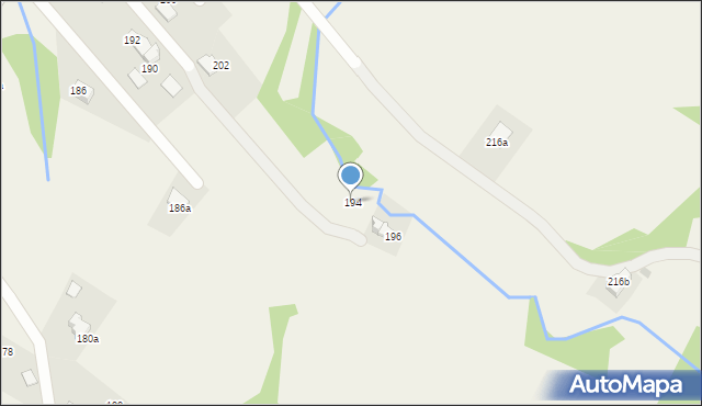 Inwałd, Wiejska, 194, mapa Inwałd