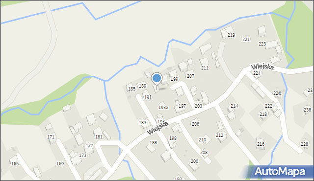 Inwałd, Wiejska, 195, mapa Inwałd