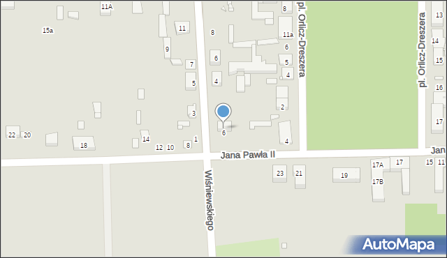 Jadów, Wiśniewskiego Ludwika, dr., 2, mapa Jadów