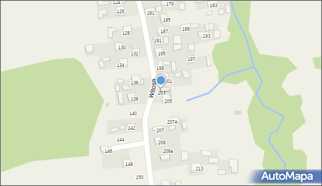 Jadowniki, Witosa Wincentego, 203, mapa Jadowniki