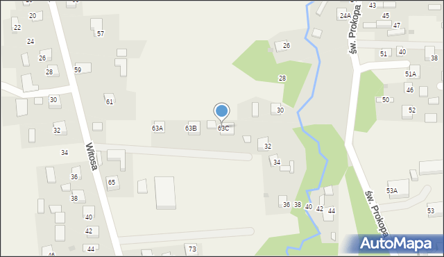 Jadowniki, Witosa Wincentego, 63C, mapa Jadowniki