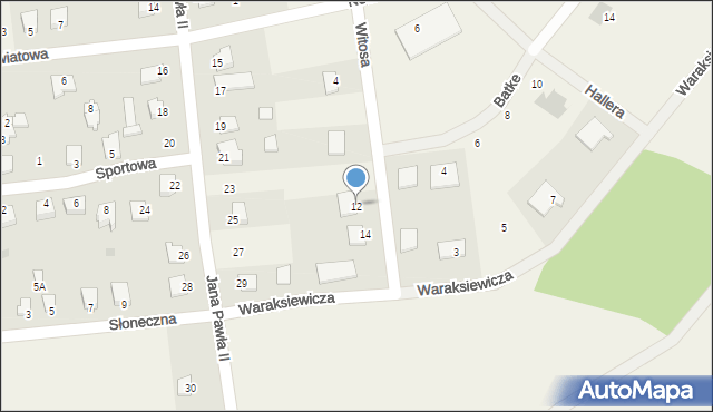 Jamielnik, Witosa Wincentego, 12, mapa Jamielnik