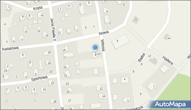 Jamielnik, Witosa Wincentego, 4, mapa Jamielnik