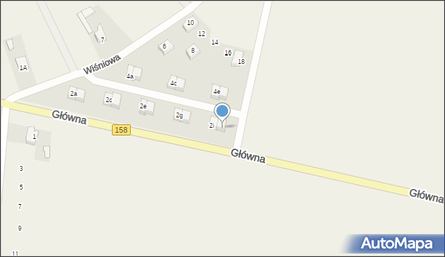 Janczewo, Wiśniowa, 2j, mapa Janczewo