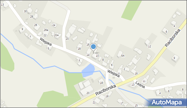 Jankowice, Wiejska, 12, mapa Jankowice