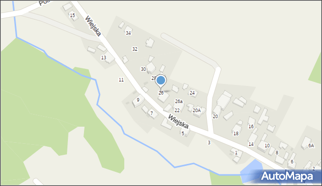 Jankowice, Wiejska, 26, mapa Jankowice