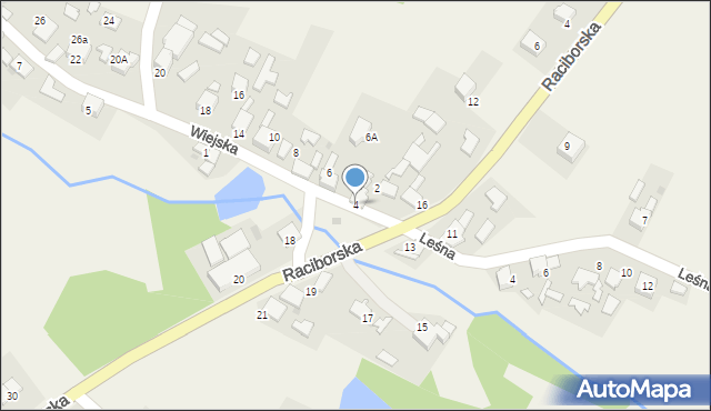 Jankowice, Wiejska, 4, mapa Jankowice