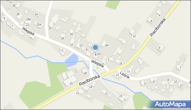 Jankowice, Wiejska, 6, mapa Jankowice