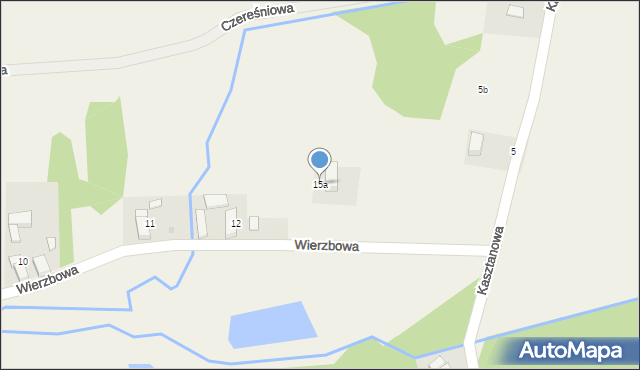Januszkowice, Wierzbowa, 15a, mapa Januszkowice