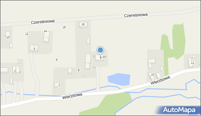 Januszkowice, Wierzbowa, 9, mapa Januszkowice