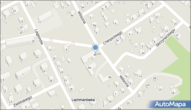 Jarosław, Wilsona Thomasa Woodrowa, 6C, mapa Jarosławia