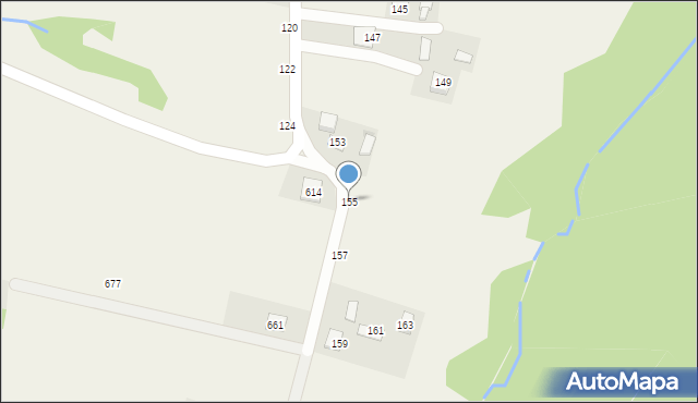 Jasień, Wiedeńska, 155, mapa Jasień