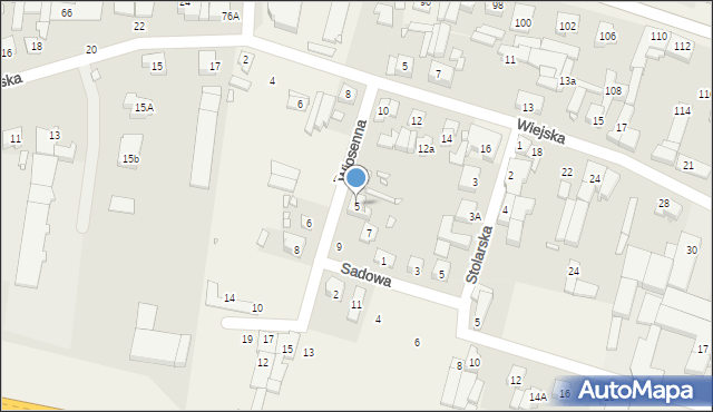 Jasin, Wiosenna, 5, mapa Jasin