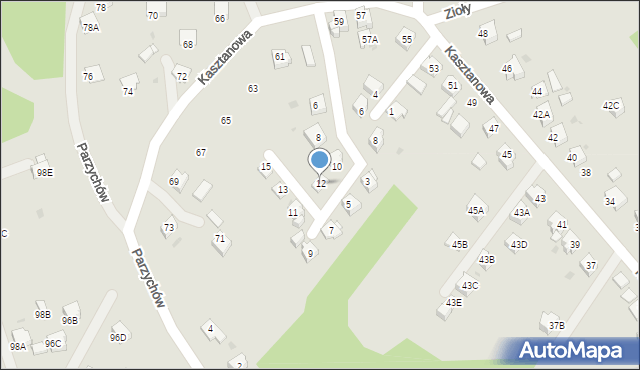 Jastrzębie-Zdrój, Wierzbowa, 12, mapa Jastrzębie-Zdrój