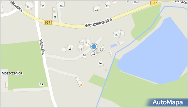 Jastrzębie-Zdrój, Witczaka Mikołaja, 12, mapa Jastrzębie-Zdrój