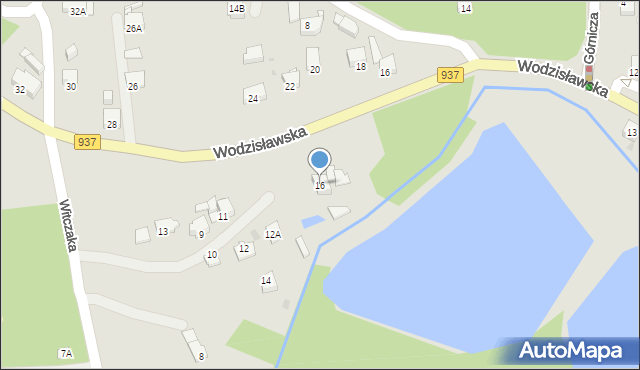 Jastrzębie-Zdrój, Witczaka Mikołaja, 16, mapa Jastrzębie-Zdrój