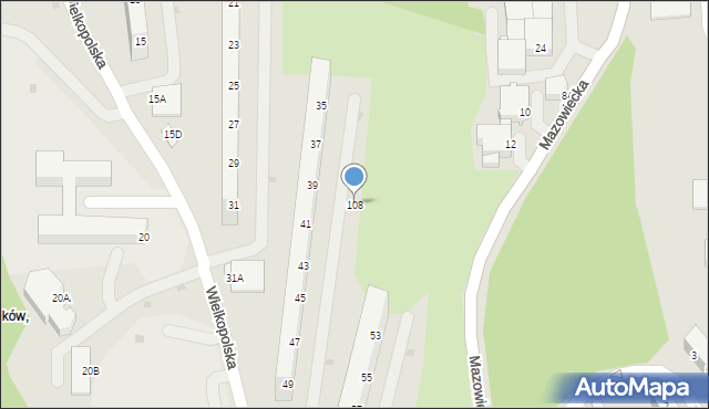 Jastrzębie-Zdrój, Wielkopolska, 108, mapa Jastrzębie-Zdrój