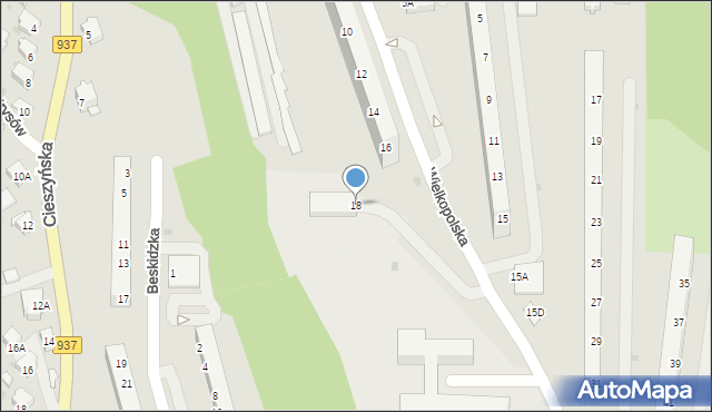 Jastrzębie-Zdrój, Wielkopolska, 18, mapa Jastrzębie-Zdrój