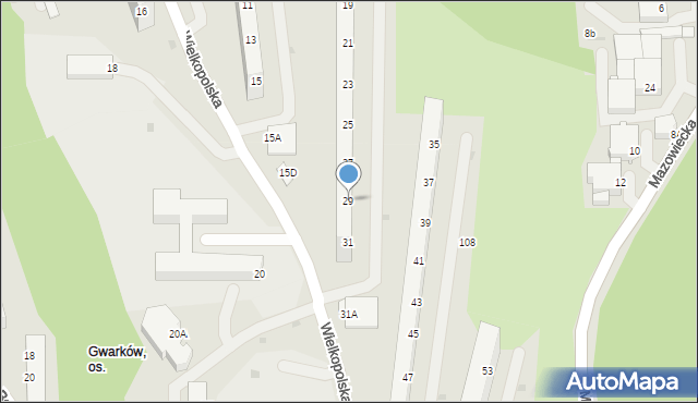 Jastrzębie-Zdrój, Wielkopolska, 29, mapa Jastrzębie-Zdrój