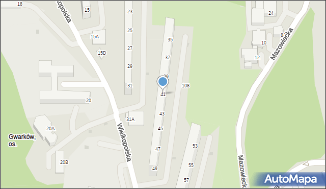 Jastrzębie-Zdrój, Wielkopolska, 41, mapa Jastrzębie-Zdrój