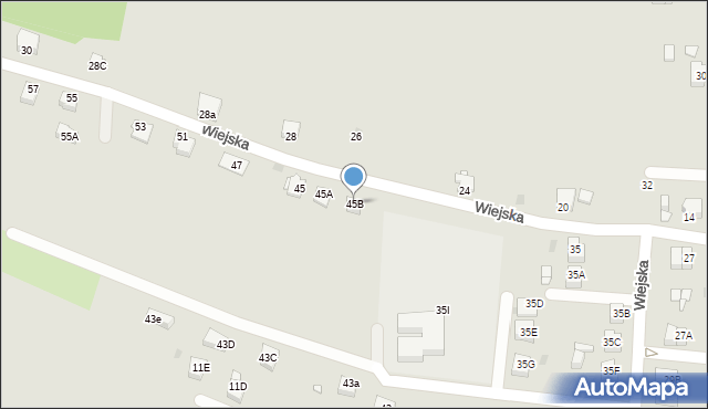Jastrzębie-Zdrój, Wiejska, 45B, mapa Jastrzębie-Zdrój