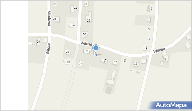 Jawiszowice, Witosa Wincentego, 19, mapa Jawiszowice